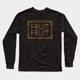 Fruit Fruit Couple's Shirt Long Sleeve T-Shirt